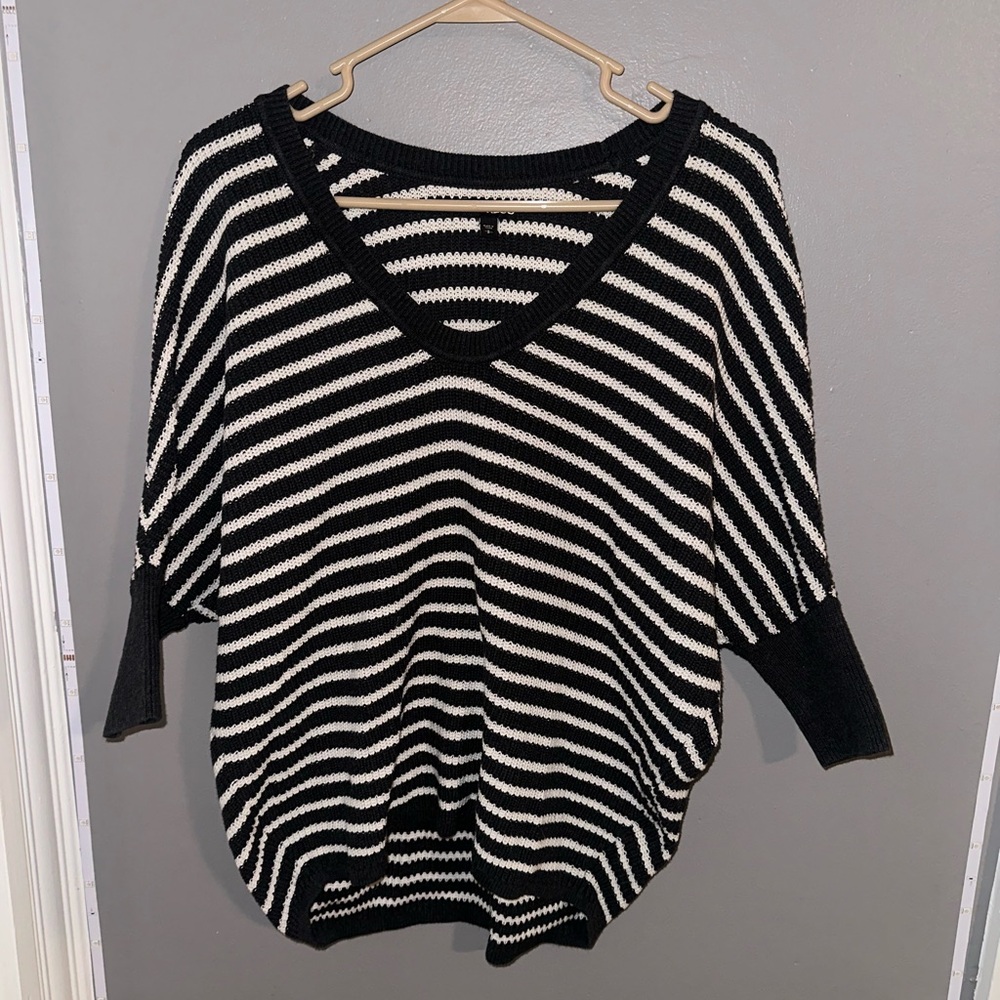 Women’s knitted striped shirt in size small from express.